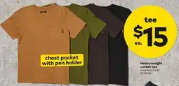 Giant Tiger Heavyweight cotton tee offer