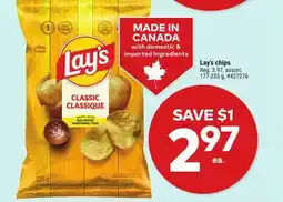 Giant Tiger Lay's chips offer
