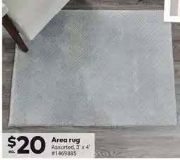Giant Tiger Area rug offer