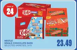 Wholesale Club SINGLE CHOCOLATE BARS, 24'S offer