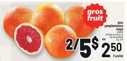 Metro GROS PAMPLEMOUSSE ROUGE | BIG RED GRAPEFRUIT offer