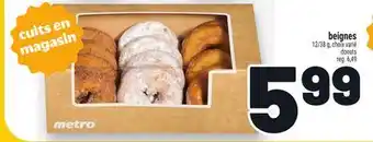Metro BEIGNES | DONUTS offer