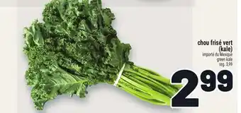 Metro CHOU FRISÉ VERT (KALE) | GREEN KALE offer