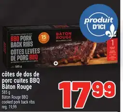 Metro CÔTES DE DOS DE PORC CUITES BBQ BÂTON ROUGE | BÂTONROUGE BBQ COOKED PORK BACK RIBS offer