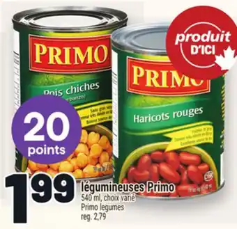 Metro LÉGUMINEUSES PRIMO | PRIMO LEGUMES offer
