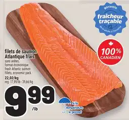 Metro FILETS DE SAUMON ATLANTIQUE FRAIS | FRESH ATLANTIC SALMON FILLETS offer
