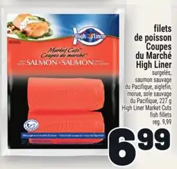 Metro FILETS DE POISSON COUPES DUMARCHÉ HIGHLINER | HIGH LINER MARKET CUTS FISH FILLETS offer