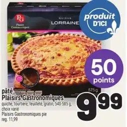 Metro PÂTÉ PLAISIRSGASTRONOMIQUES | PLAISIRSGASTRONOMIQUES PIE offer