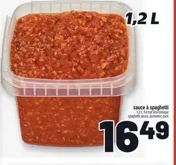 Metro SAUCE À SPAGHETTI | SPAGHETTI SAUCE offer