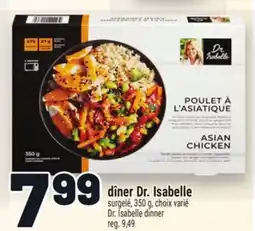 Metro DÎNER DR. ISABELLE | DR.ISABELLE DINNER offer
