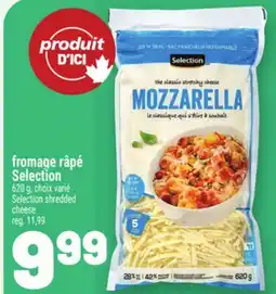 Metro FROMAGE RÂPÉ SELECTION | SELECTION SHREDDED CHEESE offer