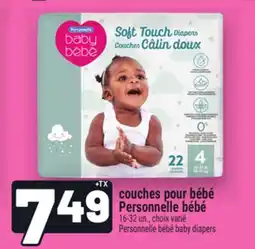 Metro COUCHES POUR BÉBÉ PERSONNELLE BÉBÉ | PERSONNELLE BÉBÉ BABY DIAPERS offer