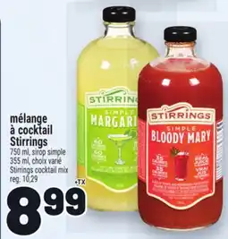 Metro MÉLANGE À COCKTAIL STIRRINGS | STIRRINGS COCKTAIL MIX offer