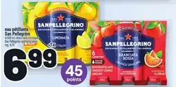 Metro EAU PÉTILLANTE SANPELLEGRINO | SANPELLEGRINO SPARKLING WATER offer