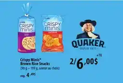 Metro CRISPY MINIS' BROWN RICE SNACKS offer