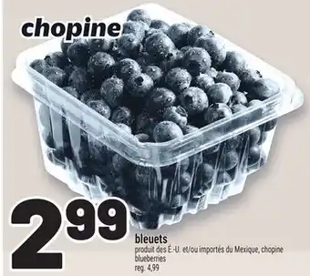 Metro BLEUETS | BLUEBERRIES offer