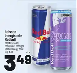 Metro BOISSON ÉNERGISANTE REDBULL | REDBULL ENERGY DRINK offer