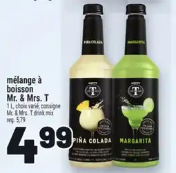 Metro MÉLANGE À BOISSON MR. & MRS. T | MR. & MRS. T DRINK MIX offer