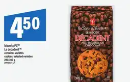 Maxi biscuits PC Le décadent | cookies, 280/300 g offer