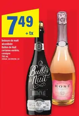 Maxi BOISSON DE MALT ALCOOLISÉE BULLES DE NUIT offer