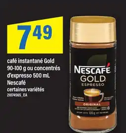 Maxi CAFÉ INSTANTANÉ GOLD 90-100 G OU CONCENTRÉS D'EXPRESSO 500 ML NESCAFÉ offer