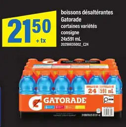 Maxi BOISSONS DÉSALTÉRANTES GATORADE offer