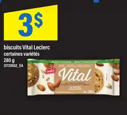 Maxi BISCUITS VITAL LECLERC offer
