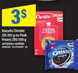 Maxi BISCUITS CHRISTIE 251-303 G OU PEEK FREANS 290/300 G offer