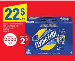 Maxi BOISSON À LA BIÈRE AROMATISÉE 4,5% ALCOOL FLYING FISH offer