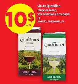 Maxi VIN AU QUOTIDIEN ROUGE OU BLANC offer