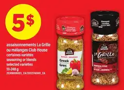 Maxi ASSAISONNEMENTS LA GRILLE OU MÉLANGES CLUB HOUSE | SEASONING OR BLENDS offer