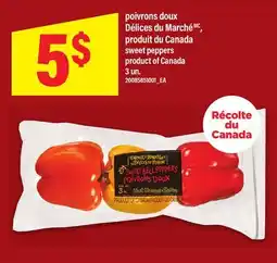 Maxi POIVRONS DOUX DÉLICES DU MARCHÉMC | SWEET PEPPERS, 3 UN offer