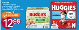 Brunet HUGGIES Couches ou lingettes pour bébés sélectionnées offer