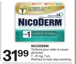 Brunet NICODERM Timbres pour aider à cesser de fumer offer