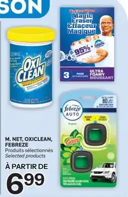 Brunet M. NET, OXICLEAN, FEBREZE Produits sélectionnés offer