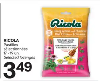 Brunet RICOLA Pastilles sélectionnées offer