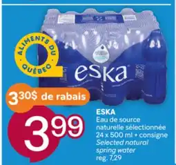 Brunet ESKA Eau de source naturelle sélectionnée 24 x 500 ml consigne offer