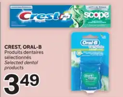 Brunet CREST, ORAL-B Produits dentaires sélectionnés offer