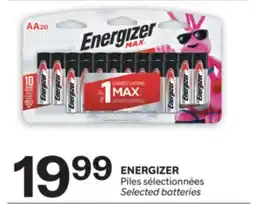 Brunet ENERGIZER Piles sélectionnées offer