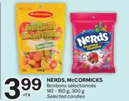 Brunet NERDS, McCORMICKS Bonbons sélectionnés offer