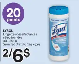 Brunet LYSOL Lingettes désinfectantes sélectionnées offer