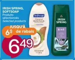 Brunet IRISH SPRING, SOFTSOAP Produits sélectionnés offer