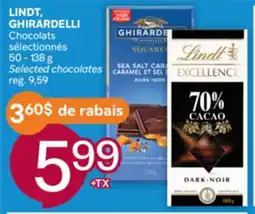 Brunet LINDT, GHIRARDELLI Chocolats sélectionnés offer