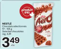 Brunet NESTLÉ Chocolats sélectionnés offer