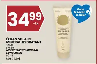Rachelle-Bery Grocery TANIT SPF 30 MOISTURIZING MINERAL SUNSCREEN offer