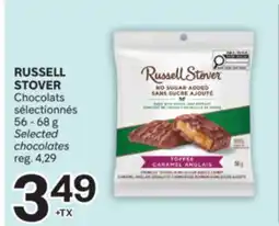 Brunet RUSSELL STOVER Chocolats sélectionnés offer