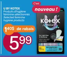 Brunet U BY KOTEX Produits d'hygiène féminine sélectionnés offer