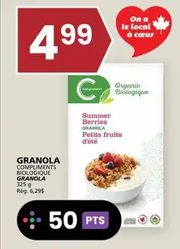 Rachelle-Bery Grocery COMPLIMENTS BIOLOGIQUE GRANOLA offer