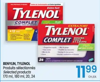 Uniprix BENYLIN, TYLENOL Produits sélectionnés/Selected products offer