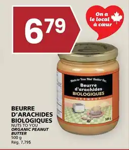 Rachelle-Bery Grocery NUTS TO YOU ORGANIC PEANUT BUTTER offer